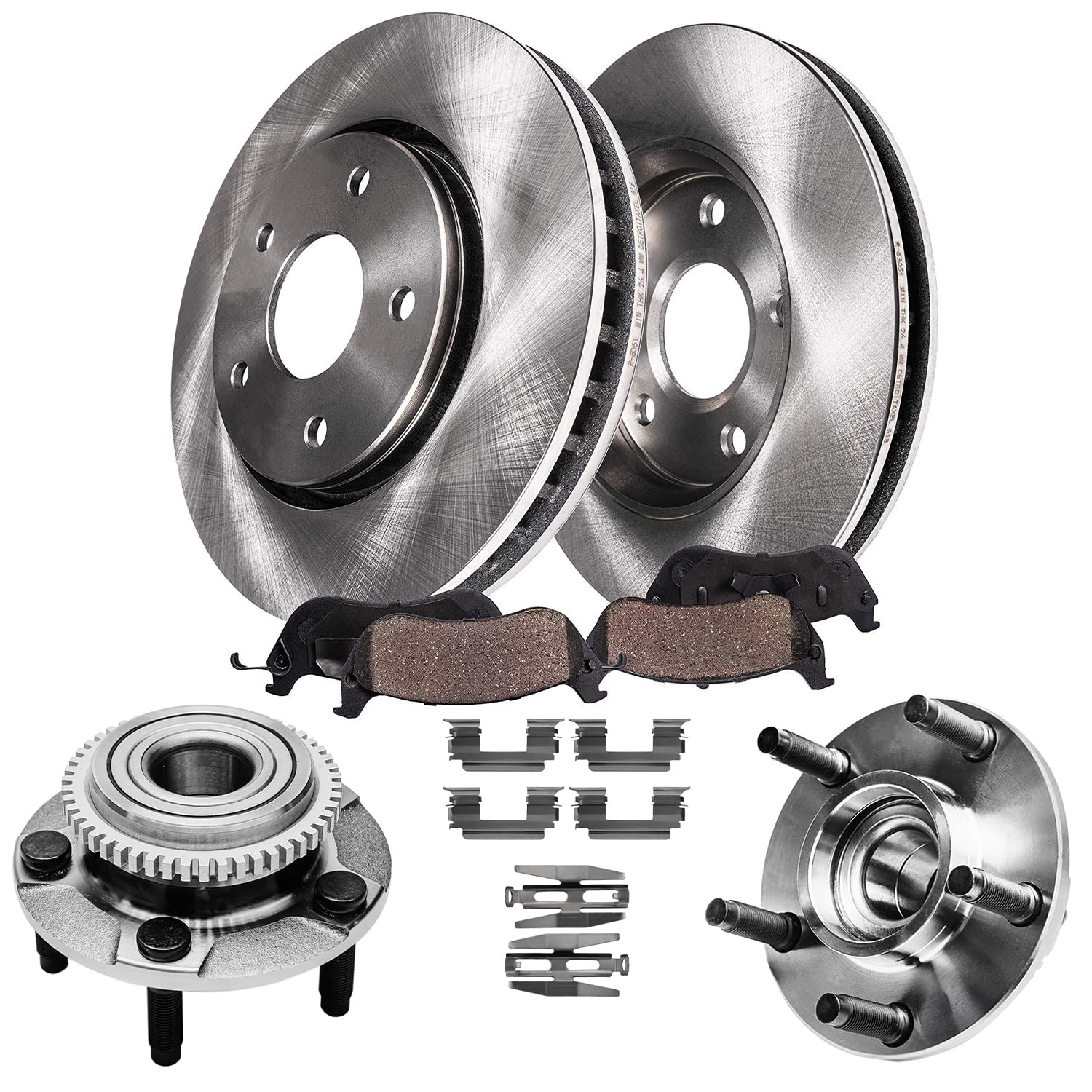 Detroit Axle - Front Brake Kit for 1999-2004 Ford Mustang Base GT