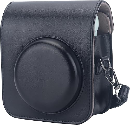 Miniatura 2 de Frankmate Funda protectora compatible con cámara Fujifilm Instax Mini 12 de película instantánea con bolsillo para accesorios y correa ajustable
