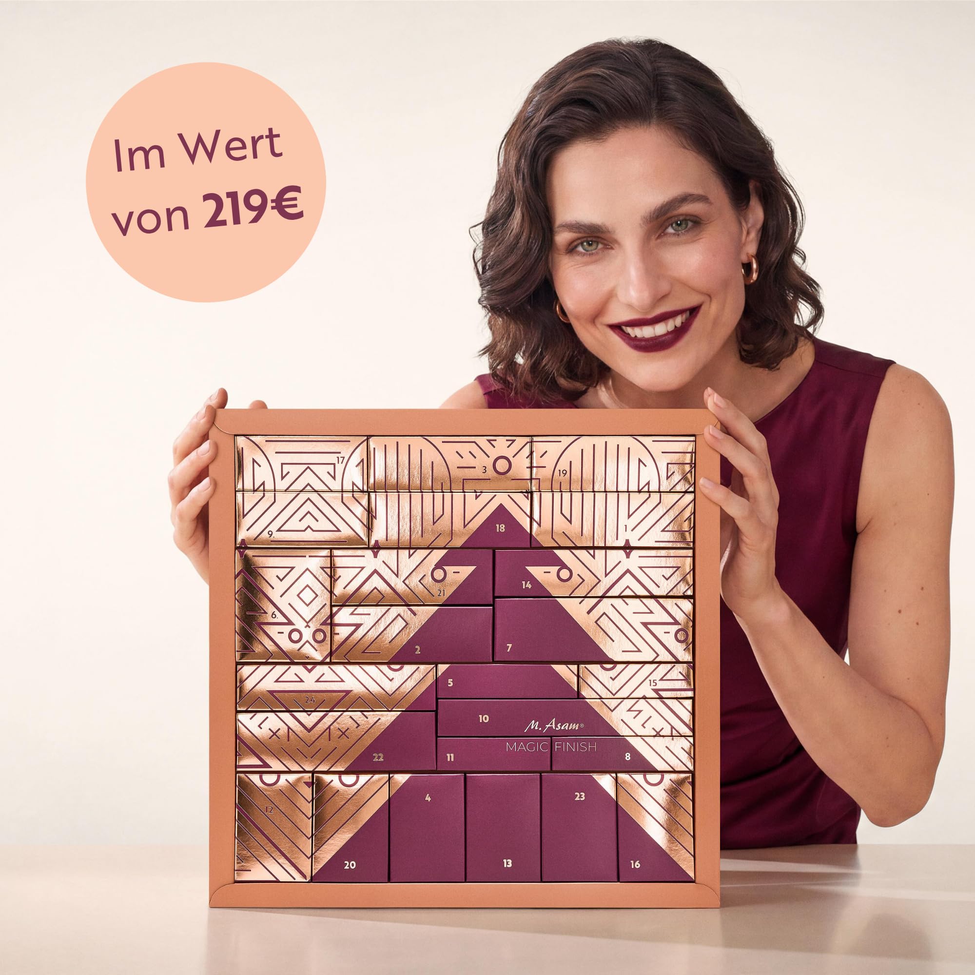 M. Asam Magic Finish Adventskalender 2026 (24-teilig) | Adventskalender Beauty Mit 24 Beauty Produkte, Make Up Set, Beauty Box Adventskalender Frauen Und Weihnachten Adventskalender