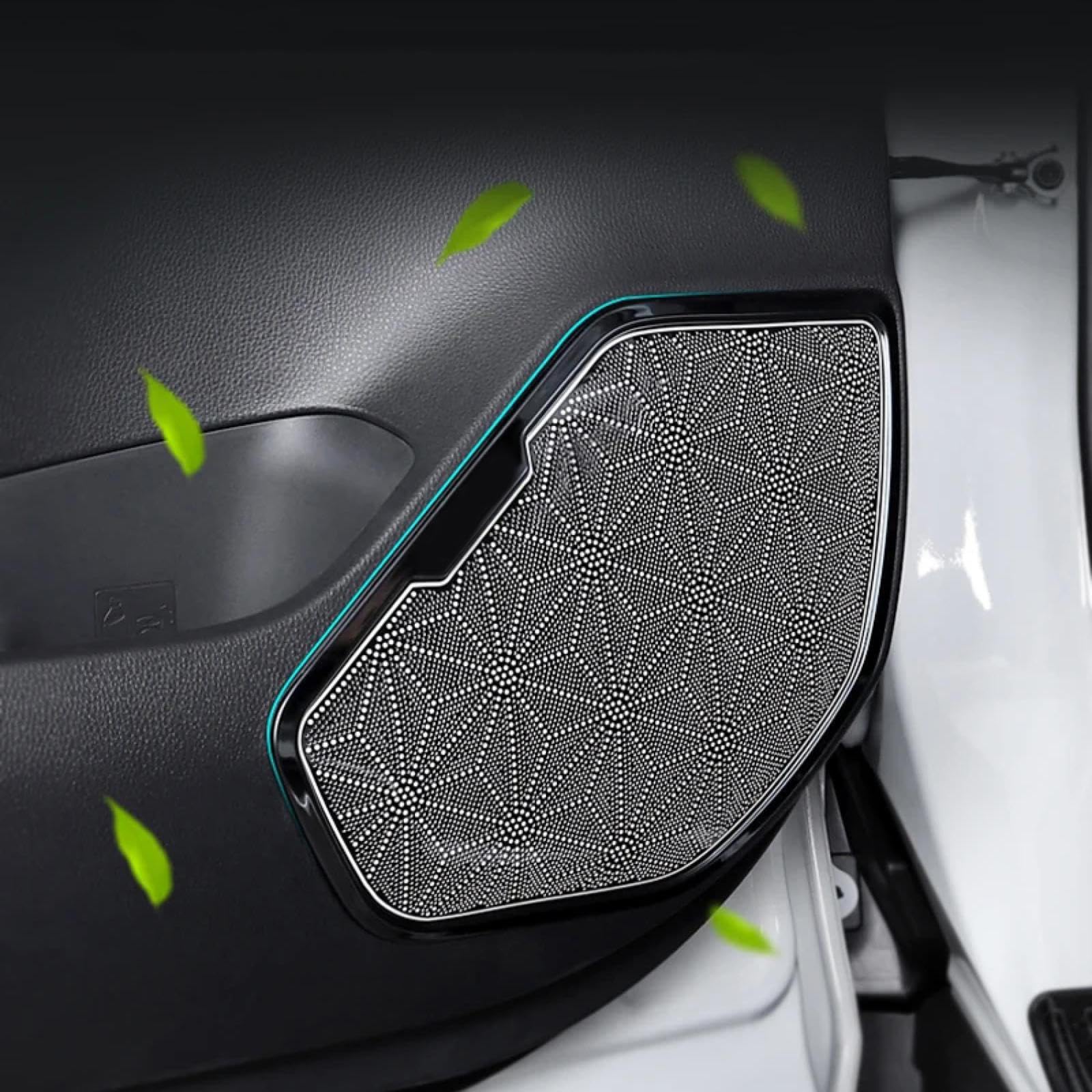 Osłona Głośnika Audio na Samochodowe dla Toyota RAV4 2019-2023, Osłona głośnika audio w drzwiach samochodu Naklejka na głośnik wysokotonowy Akcesoria