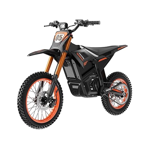 Electric Dirt Bike for Teens Adults, Peak 2500W Electric Motorcycle with 48V/21AH Removable Battery, 35MPH & 34Miles Range, 14"/12" Fat Tire, Dual Braking & Suspension, UL Certificate