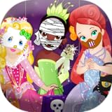 Dress up princess on halloween