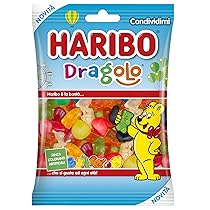 Haribo Dragolo, Caramelle Gommose, Gusto Frutta, Ideali Per Feste E Dolci Momenti Di Relax – 160gr