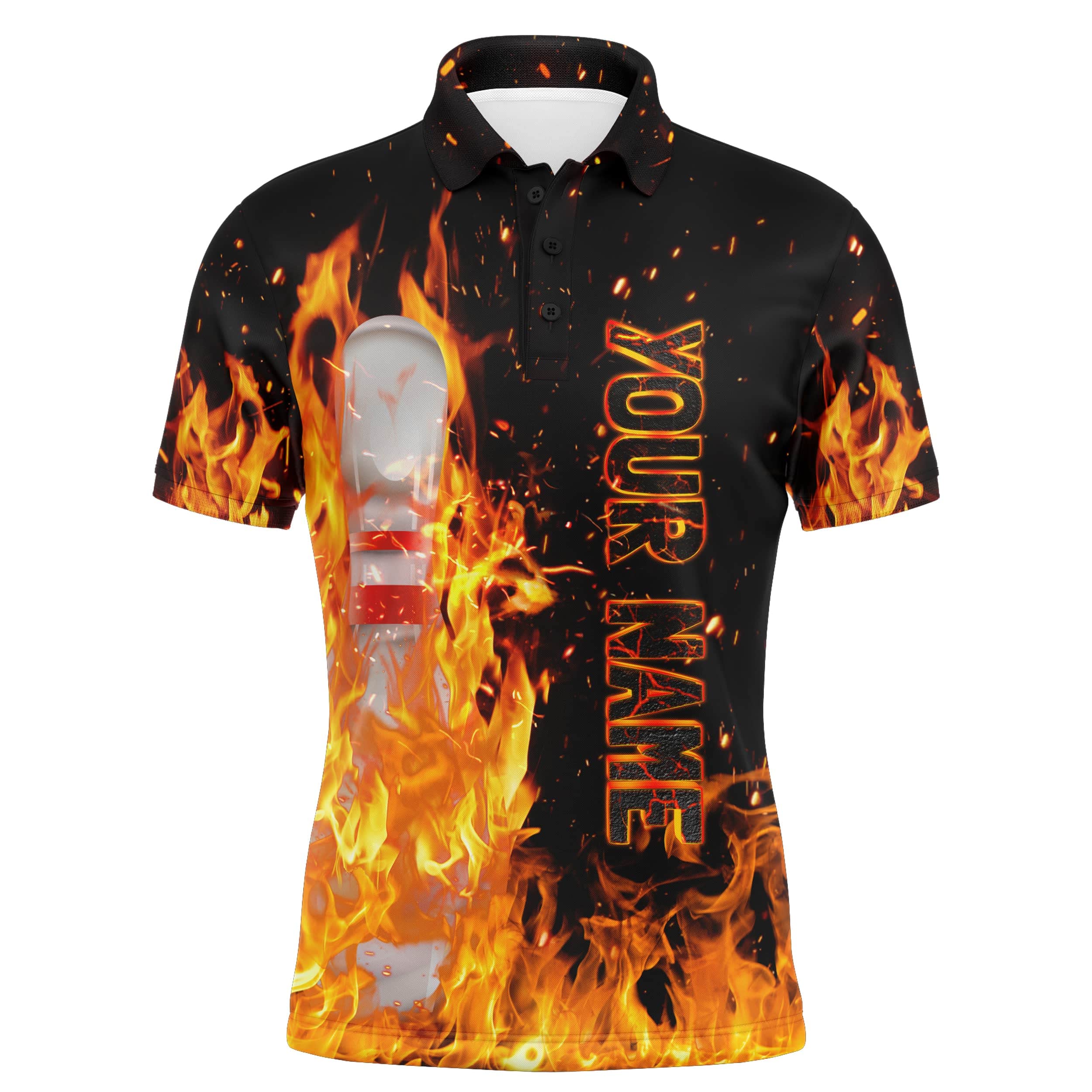 Logo Infusion Dye-Sublimated Bowling Jersey (Sash Collar) - I AM Bowling Fun Design 2069-RG - Roto Grip (as1, Alpha, m, Regular, Regular) Multicolored