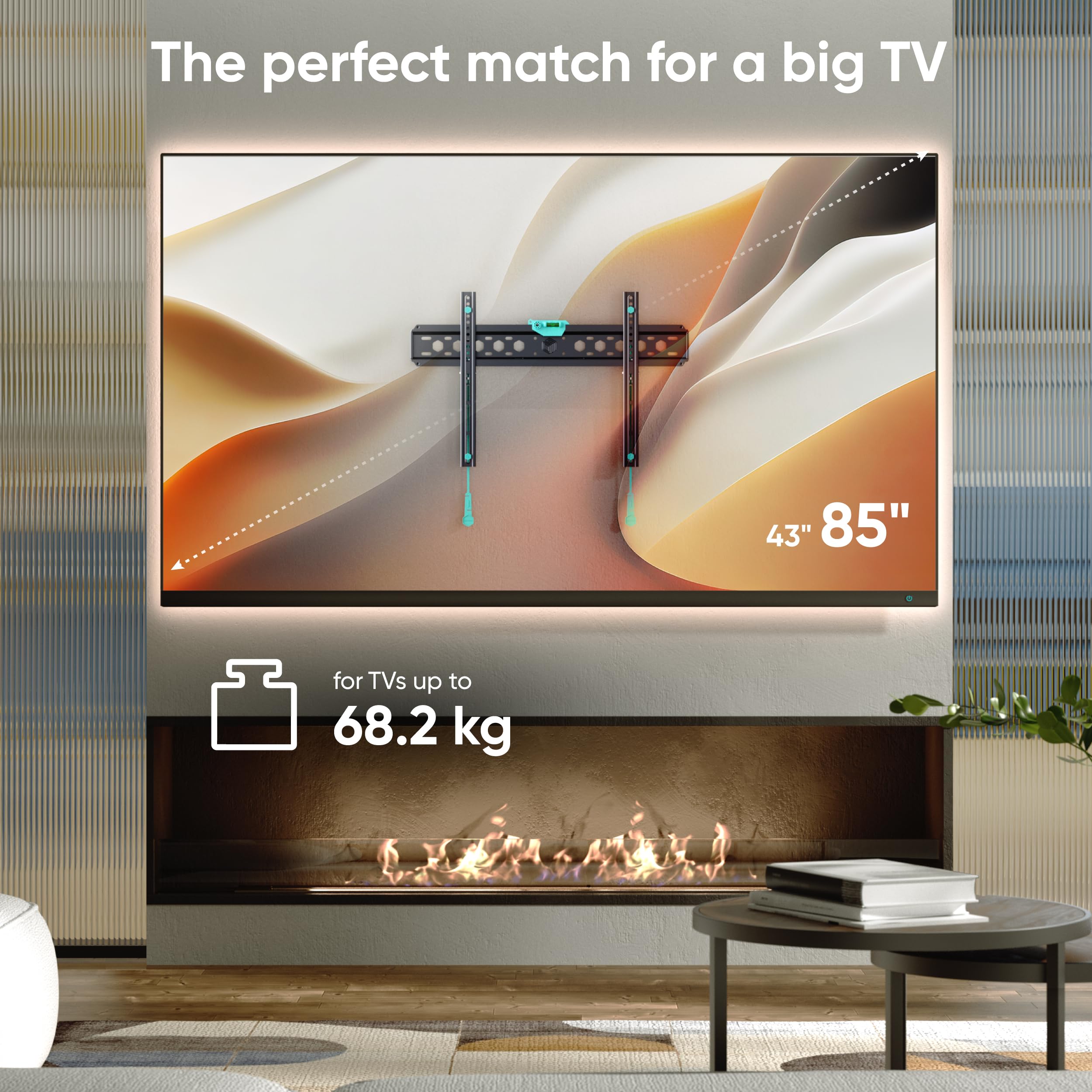 Wandhouder voor een flatscreen TV