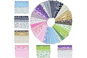 Renashed 42 Pieces Art Fabric 9.8 x 9.8 Inches