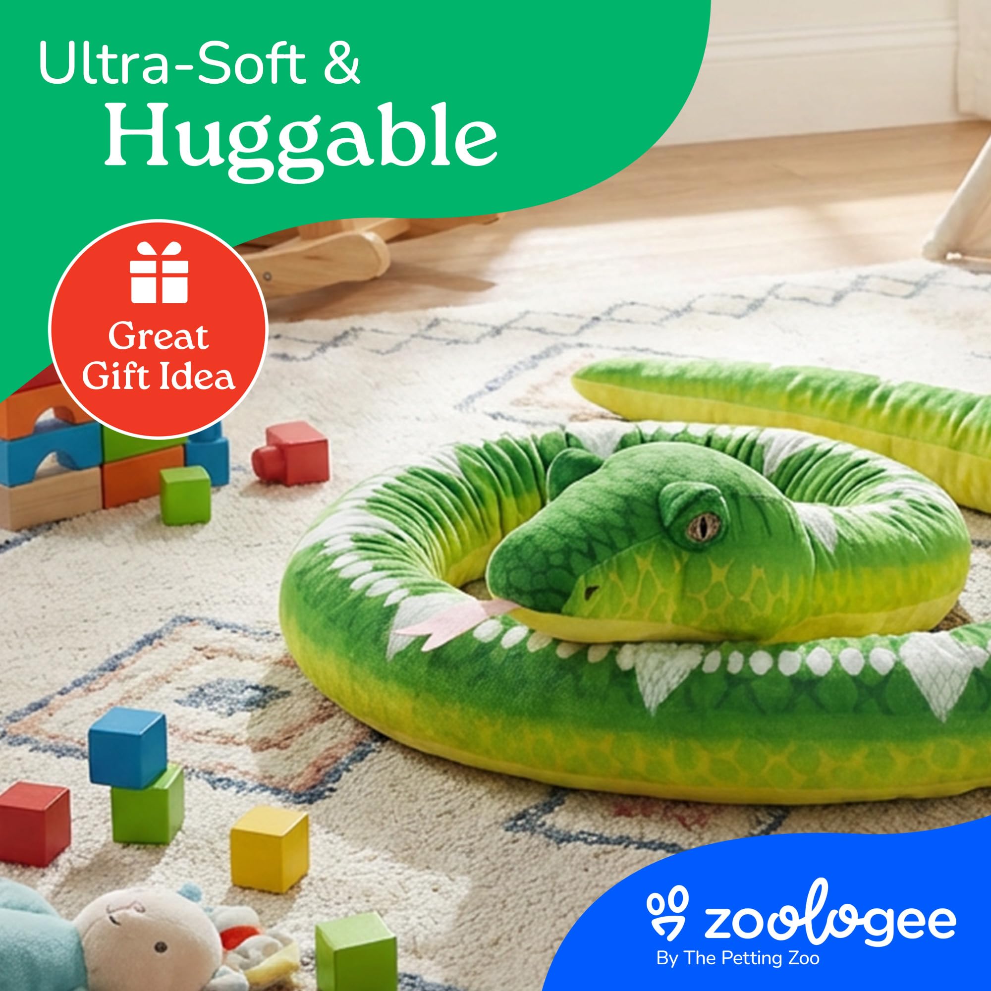 boa トール・スネークEP serial Emerald Tree Boa Figure – Realistic Snake Toy for Kids, Boys and