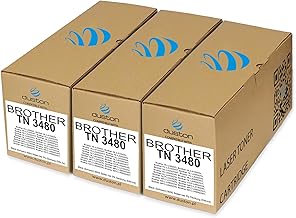 duston 3 x TN3480, TN-3480 Black Toner Compatible with Brother DCP-L5500 L6600 HL-L5000 L5100 L5200 L6250 L6300 L6400 MFC-L5700 L5750 L6800 L69 00