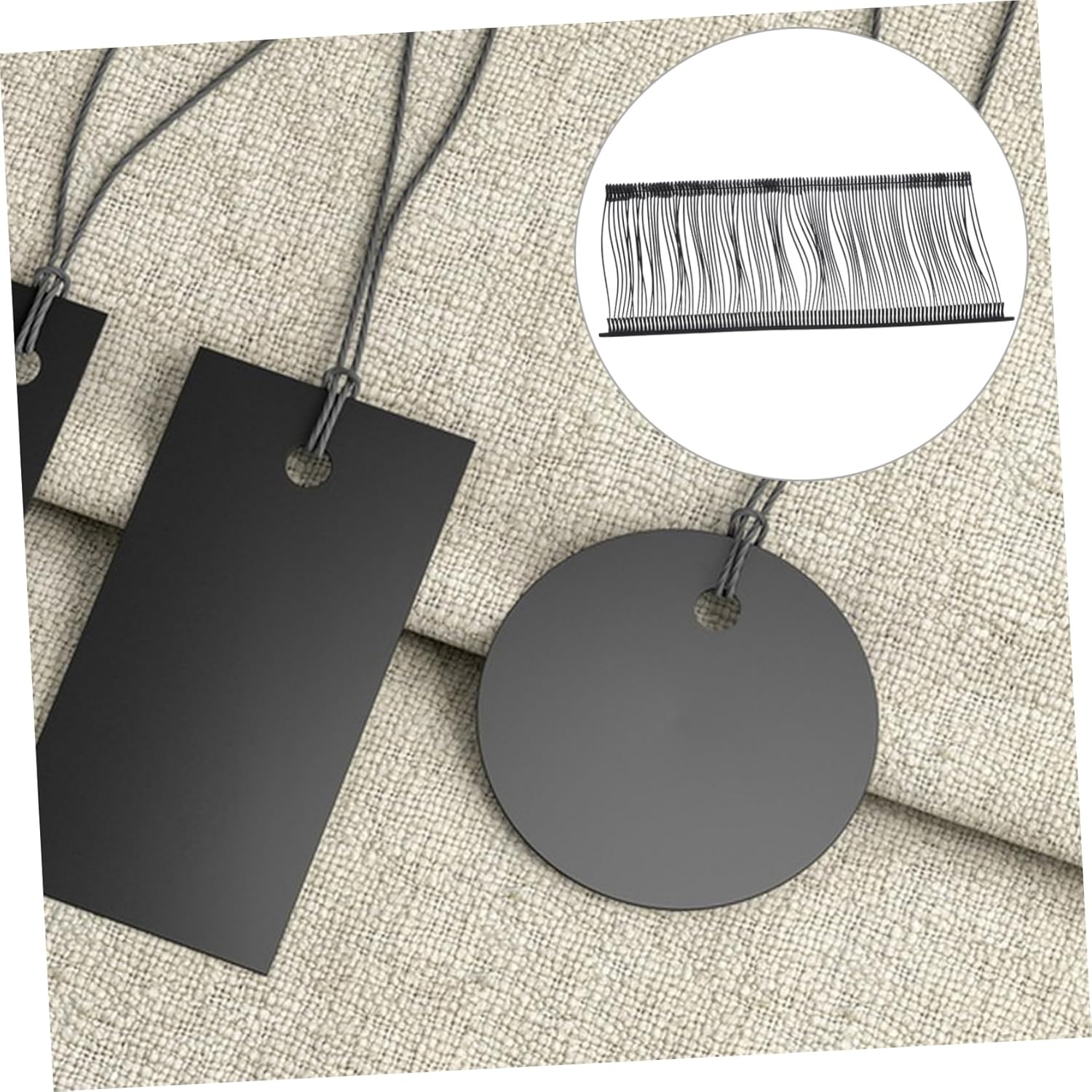 Mobestech 30000pcs Tag Fastener Refills Micro Tagging Fasteners Clothing Tag Barbs Hanging Barbs Clothing Attachment