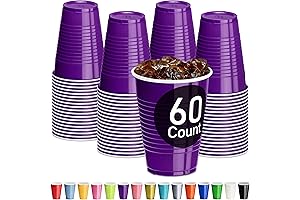 Purple Plastic Cups - The Perfect Party Supply for Your Next Celebration