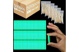Jenaai 500 PCS Mini Glow Sticks