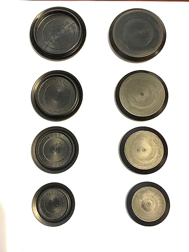 (Lote de 40) CAPLUGS | Enchufes de panel de agujero negro de montaje empotrado | Surtido 10 cada uno (1-1/4 pulgadas, 1-1/2 pulgadas, 1-3/4