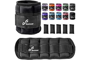 Prodigen Adjustable Ankle Weights 1 Pair 2-10 lbs