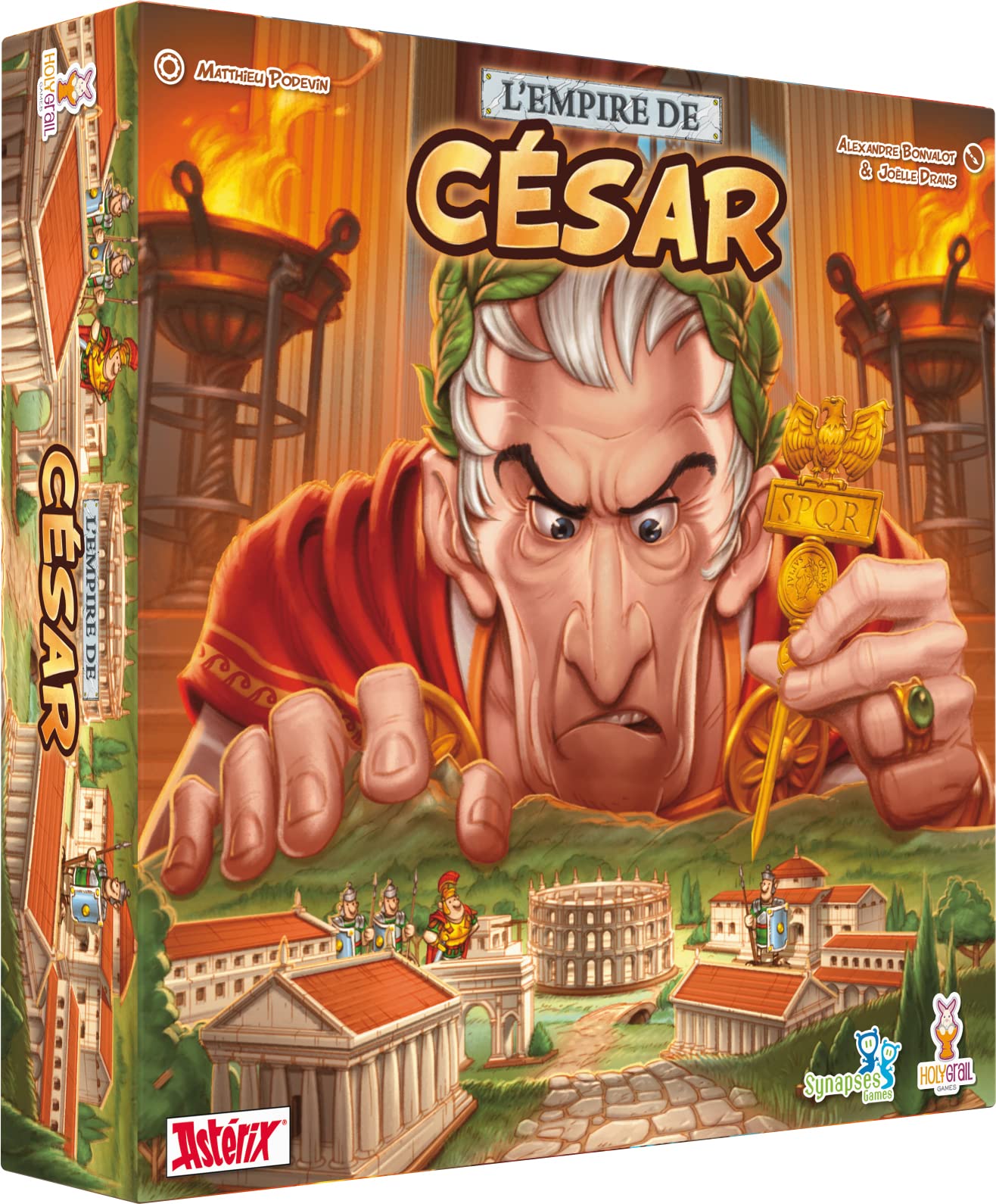 Asmodee Synapses Games | l'empire de César | Jeu de société | Jeu Famille | A partir de 10 Ans | 2 à 5 Joueurs | 30 à 60 Min