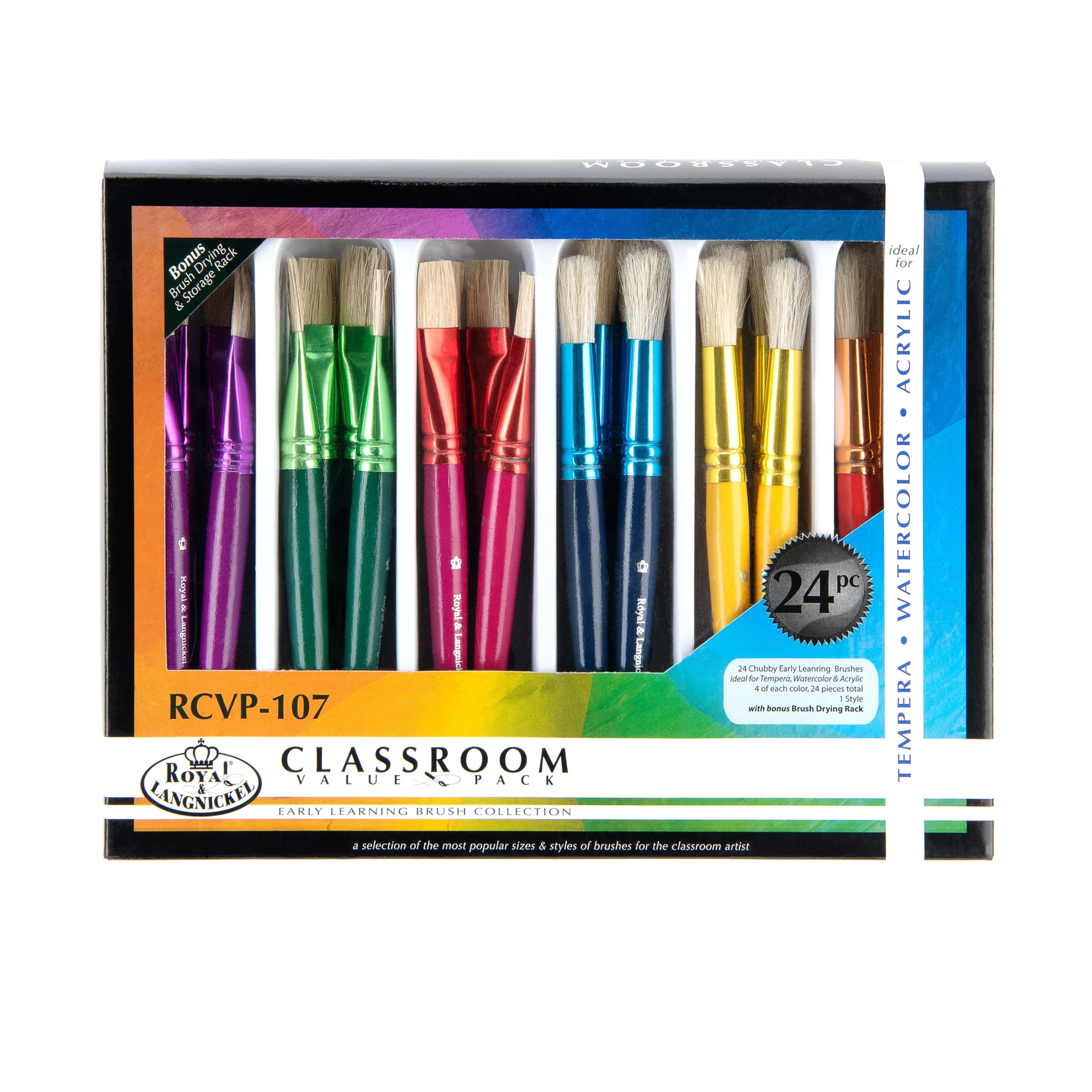 Amazon.com: Royal and Langnickel Round/Flat Chubby Early Learning