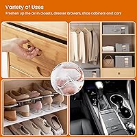 Vista 6 de Homode Bloques de cedro para almacenamiento de ropa, bolas de cedro y astillas de cedro para armarios y cajones, bolsitas de cedro perfumadas