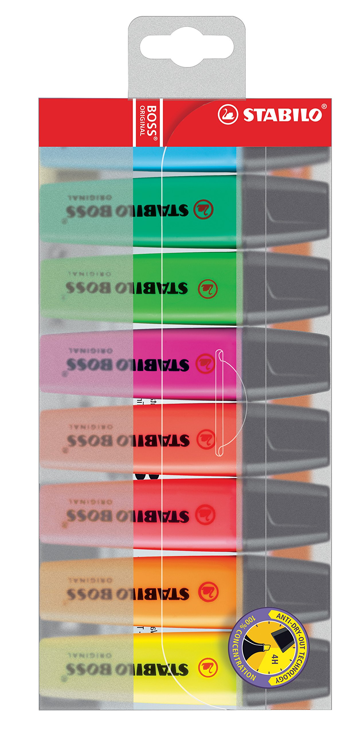 Textmarker - STABILO BOSS ORIGINAL - 5x 8er Pack
