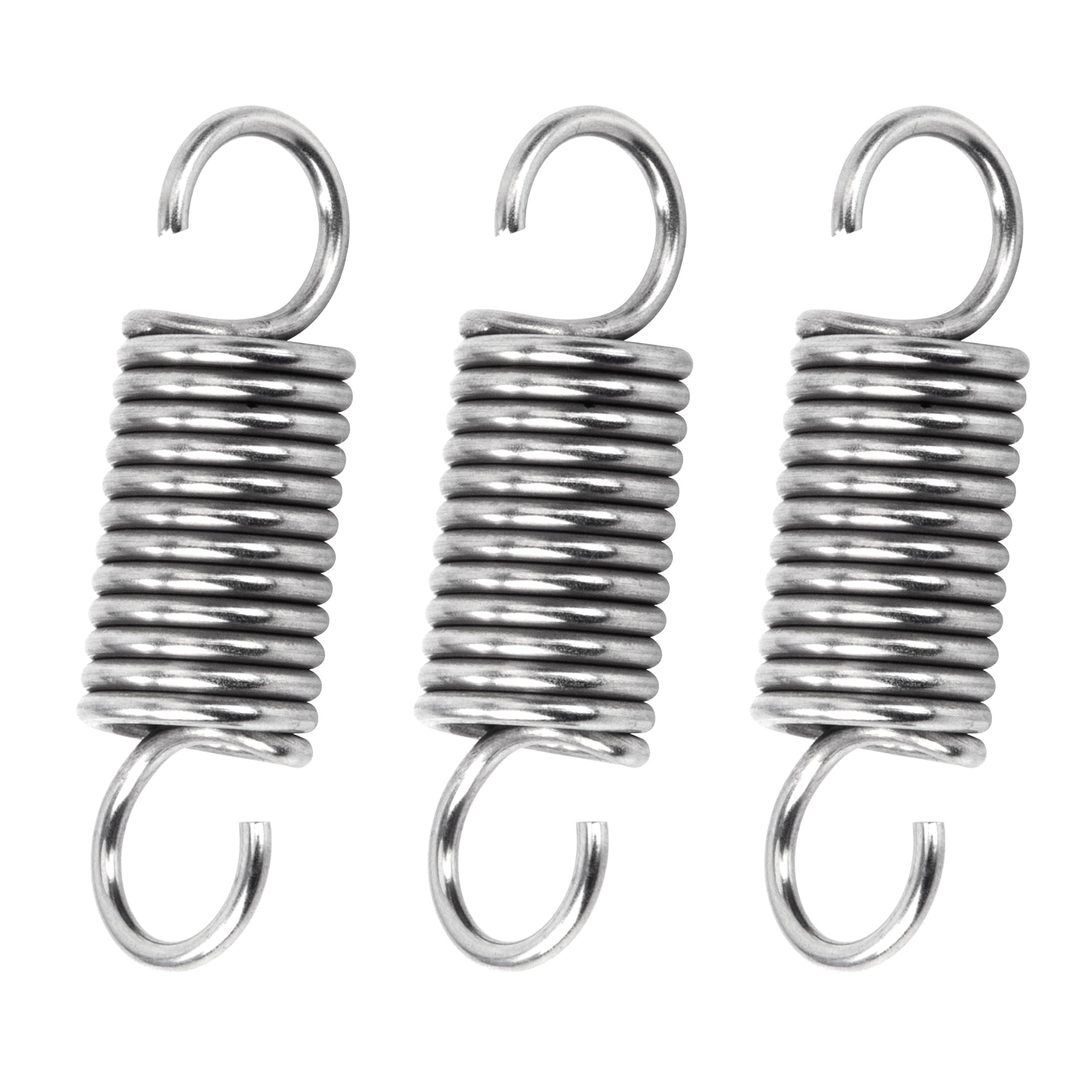 10 Ressorts De Traction Avec Crochets - Fil 1,2mm, Diamètre 12mm, Longueur 50mm, Force 3,2KG