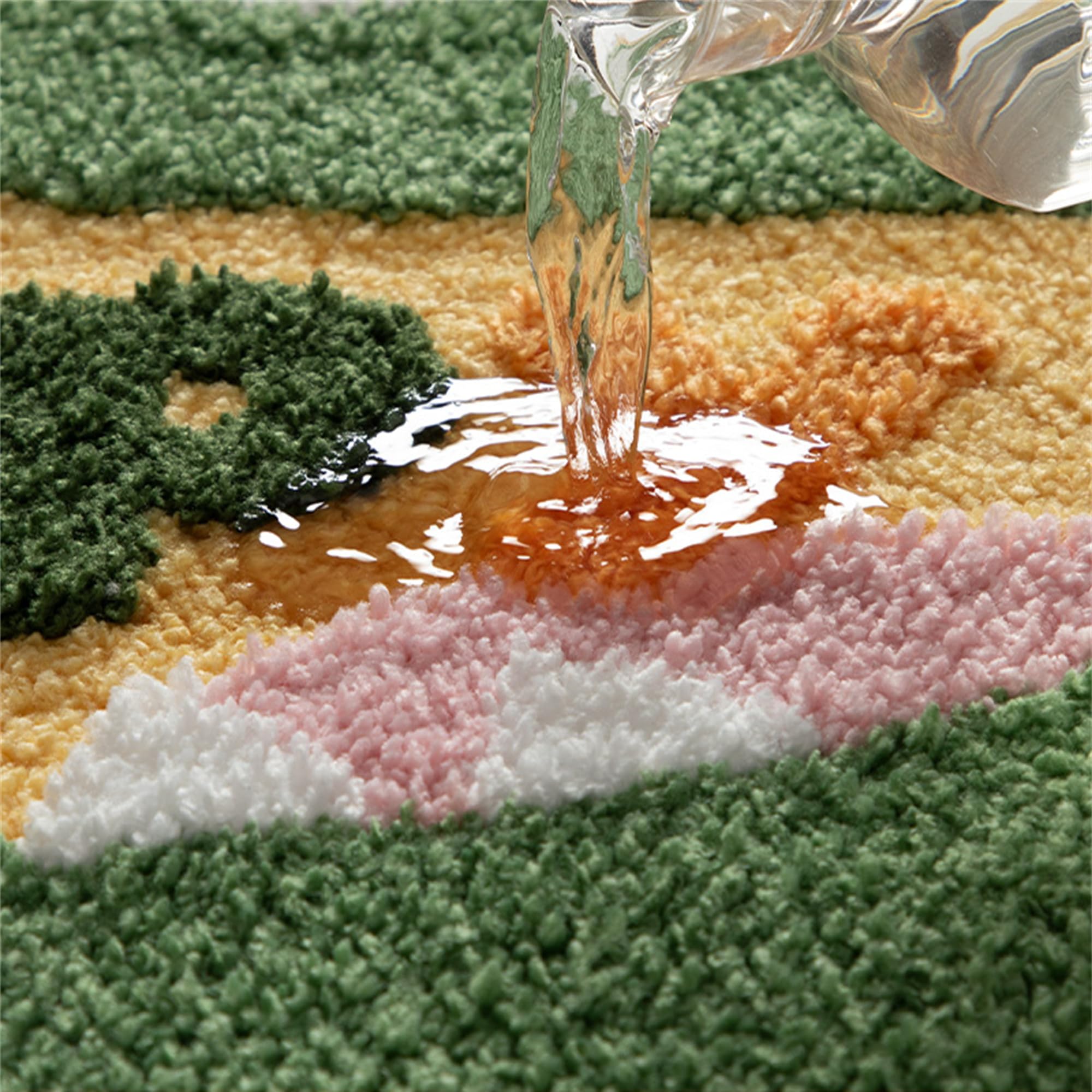 Alfombra de Baño de Animales Antideslizante, Alfombrilla de Baño Absorbente, Alfombra de Baño Lavable a Máquina con Microfibras Suaves de Agua para Estar,Bañera,Ducha y Baño (Cocodrilo, 50x80cm)
