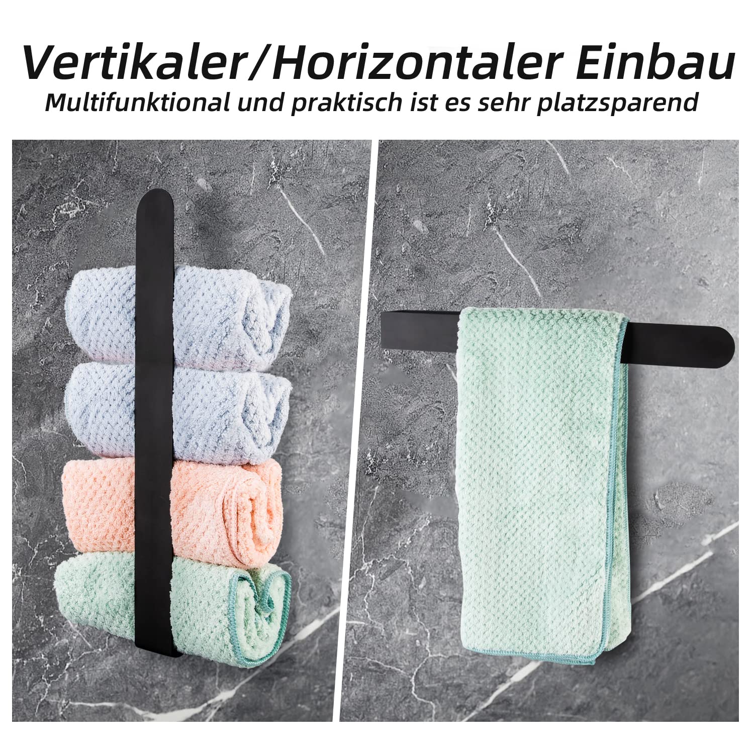 Produktbild von Nebu Wäscheständer Zur Wandmontage, Klappbar 100cm Weiß
