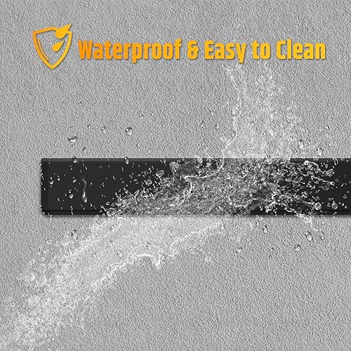 Miniatura 5 de Soporte magnético para cuchillos de doble cara de 17 pulgadas para nevera, tira de cuchillos de acero inoxidable con potente fuerza de tracción