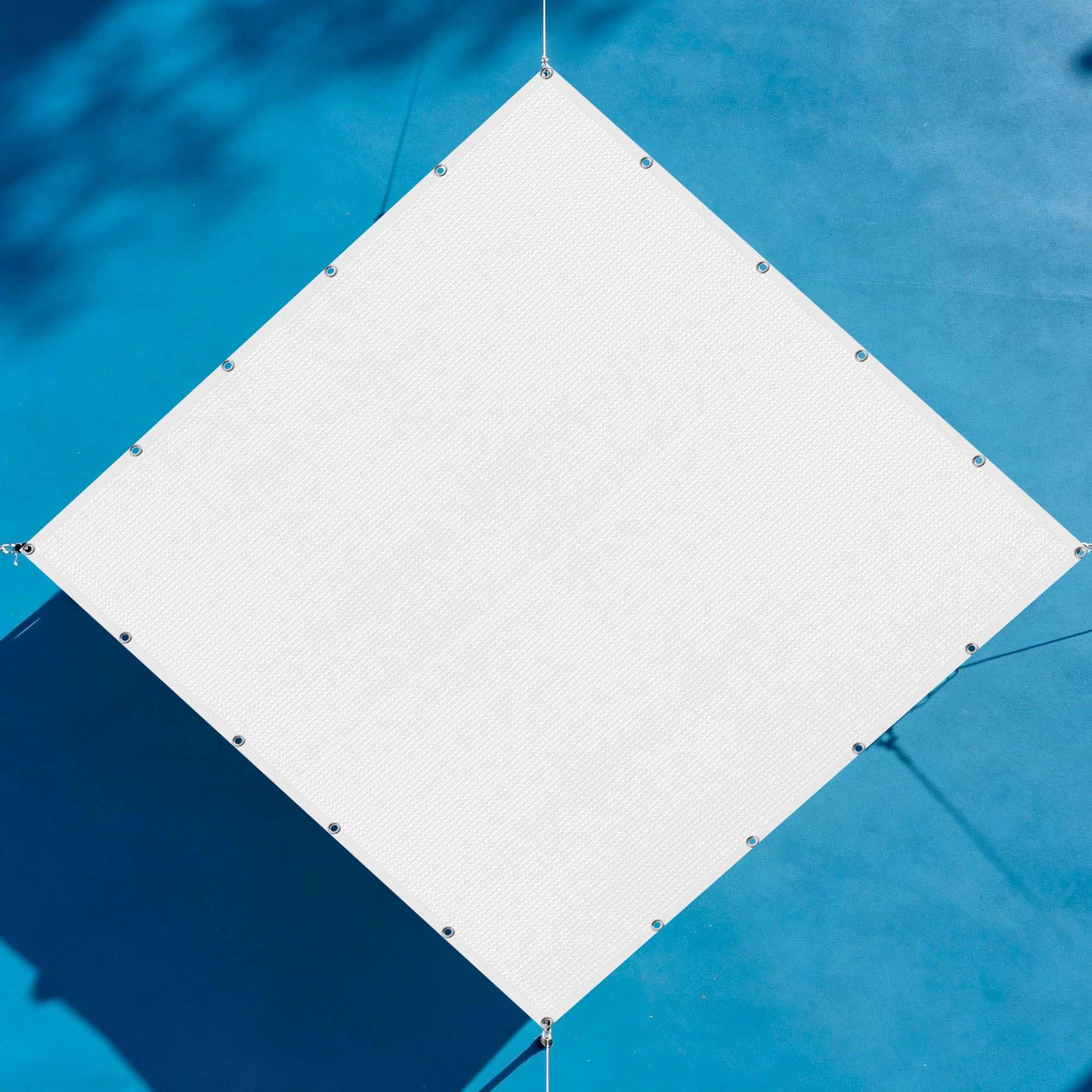 Filet protection solaire 1.6x1.8m blanc pour ombrager la serre et le jardin
