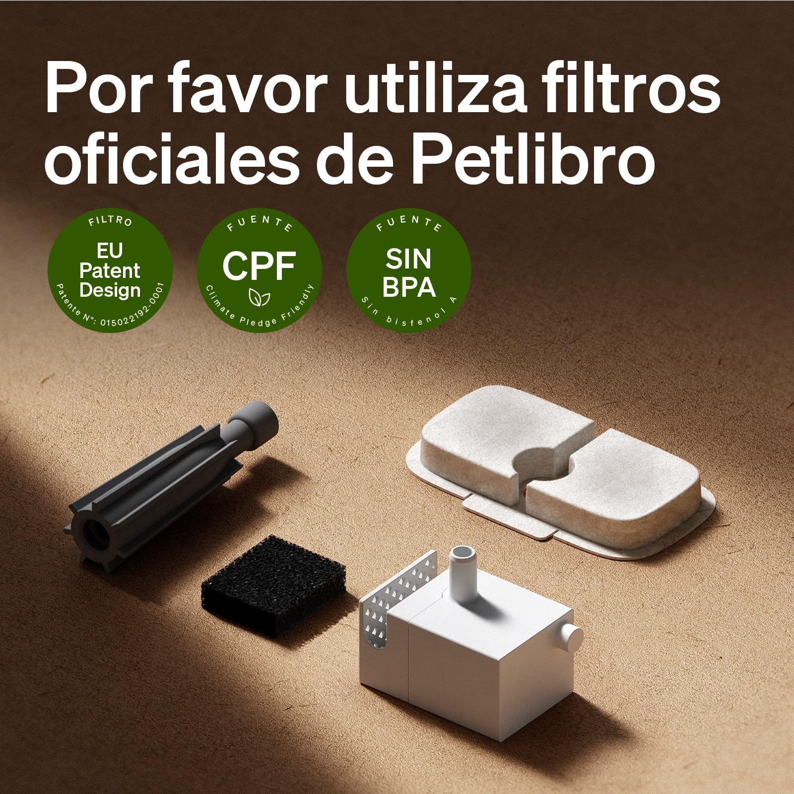 PETLIBRO Filtros para Gatos, 8 Filtros Verticales Compatibles con Dockstream PLWF005, PLWF115, PLWF105，PLWF106，PLWF116