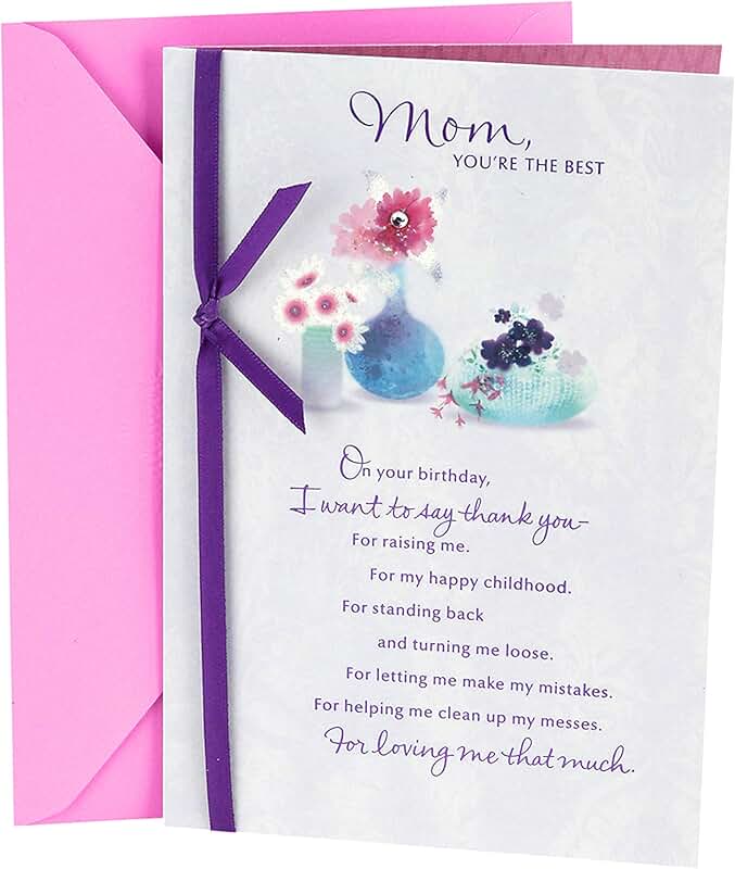 amazoncom mom birthday card