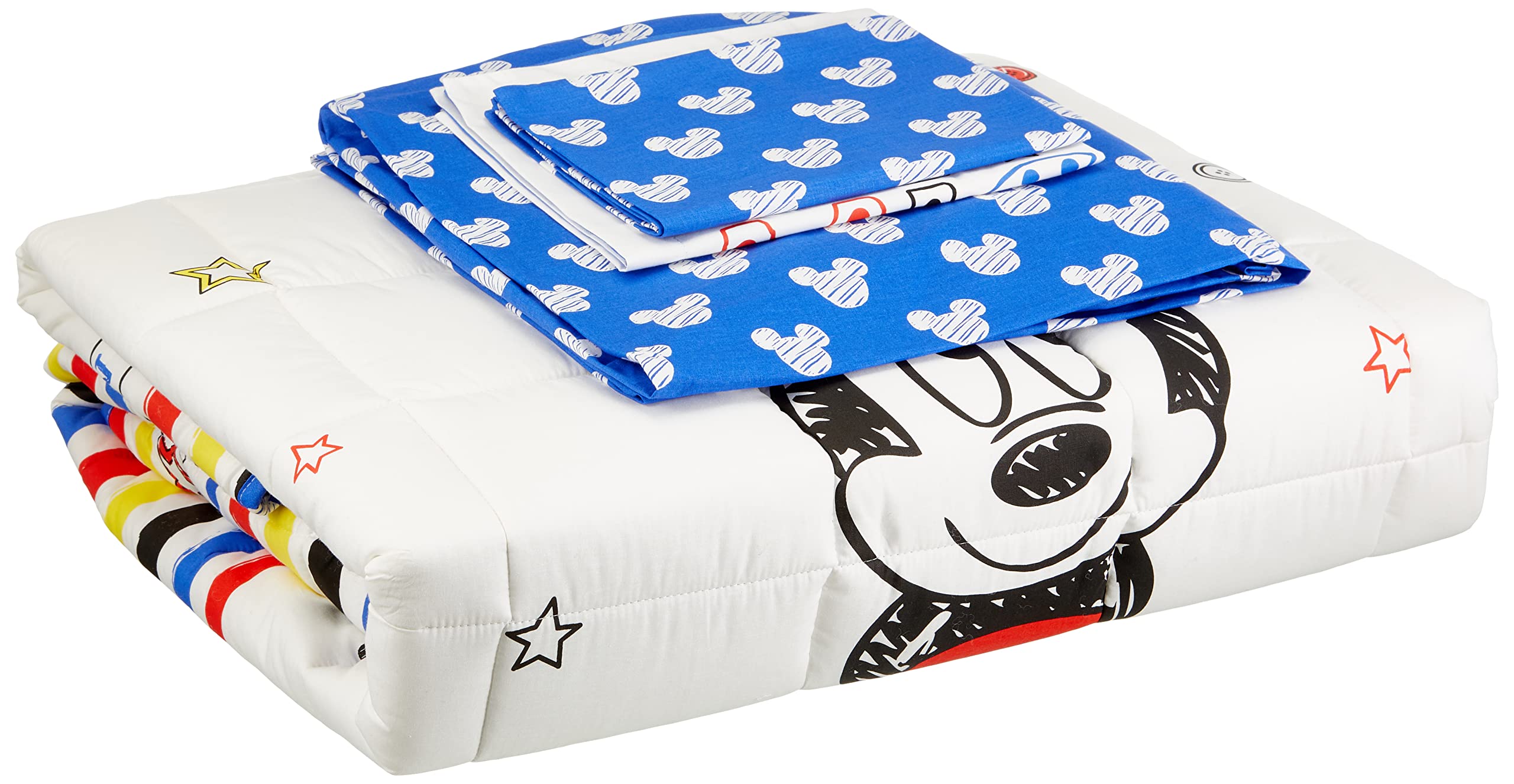 Taç 60105871 Disney Mickey Skecth Baby Ranforce Uyku Seti, Tek Kişilik