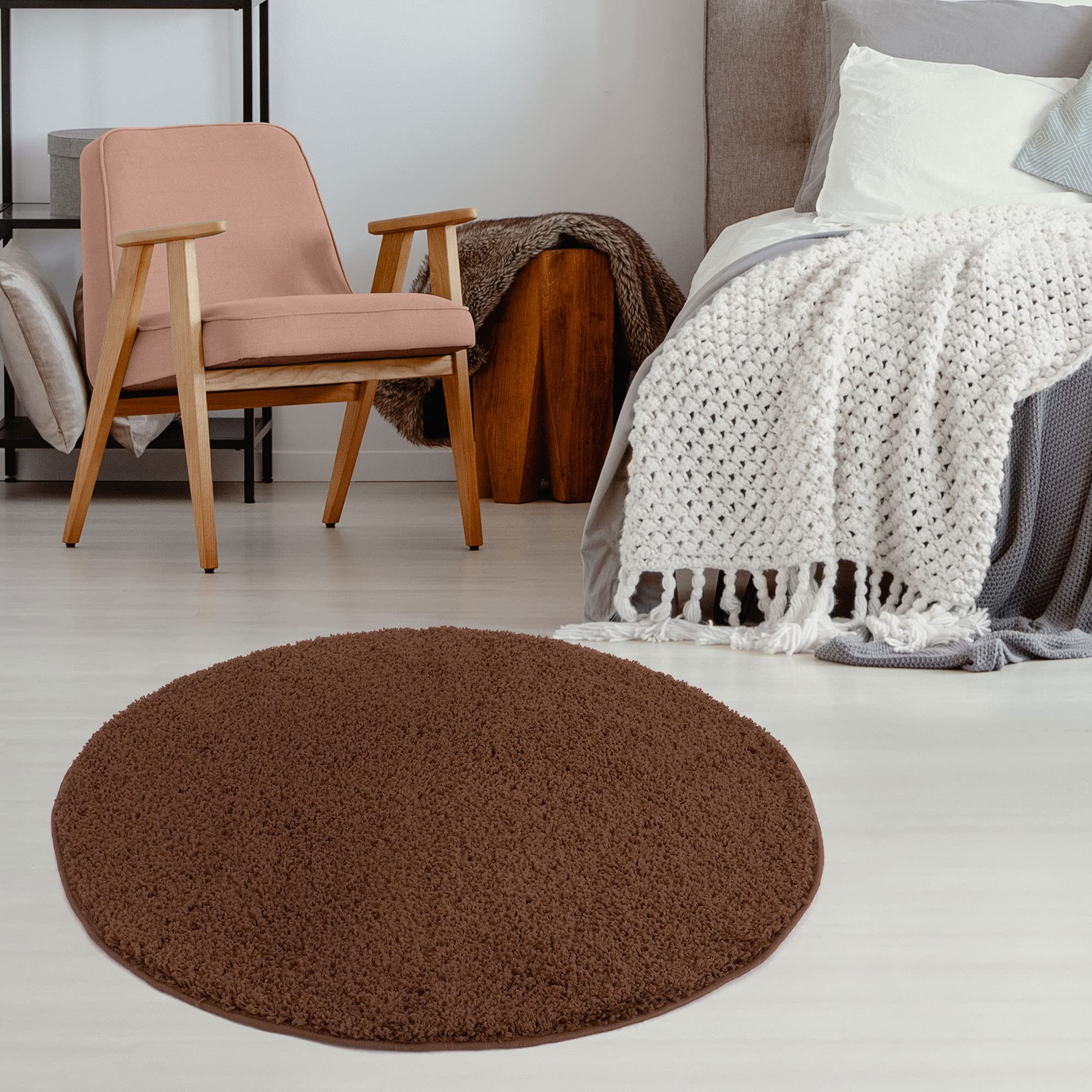 THE RUGS Living Room Rug, Shaggy Soft And Elegant Carpets for The Bedrooms And Kitchen Easy To Clean - Image 3