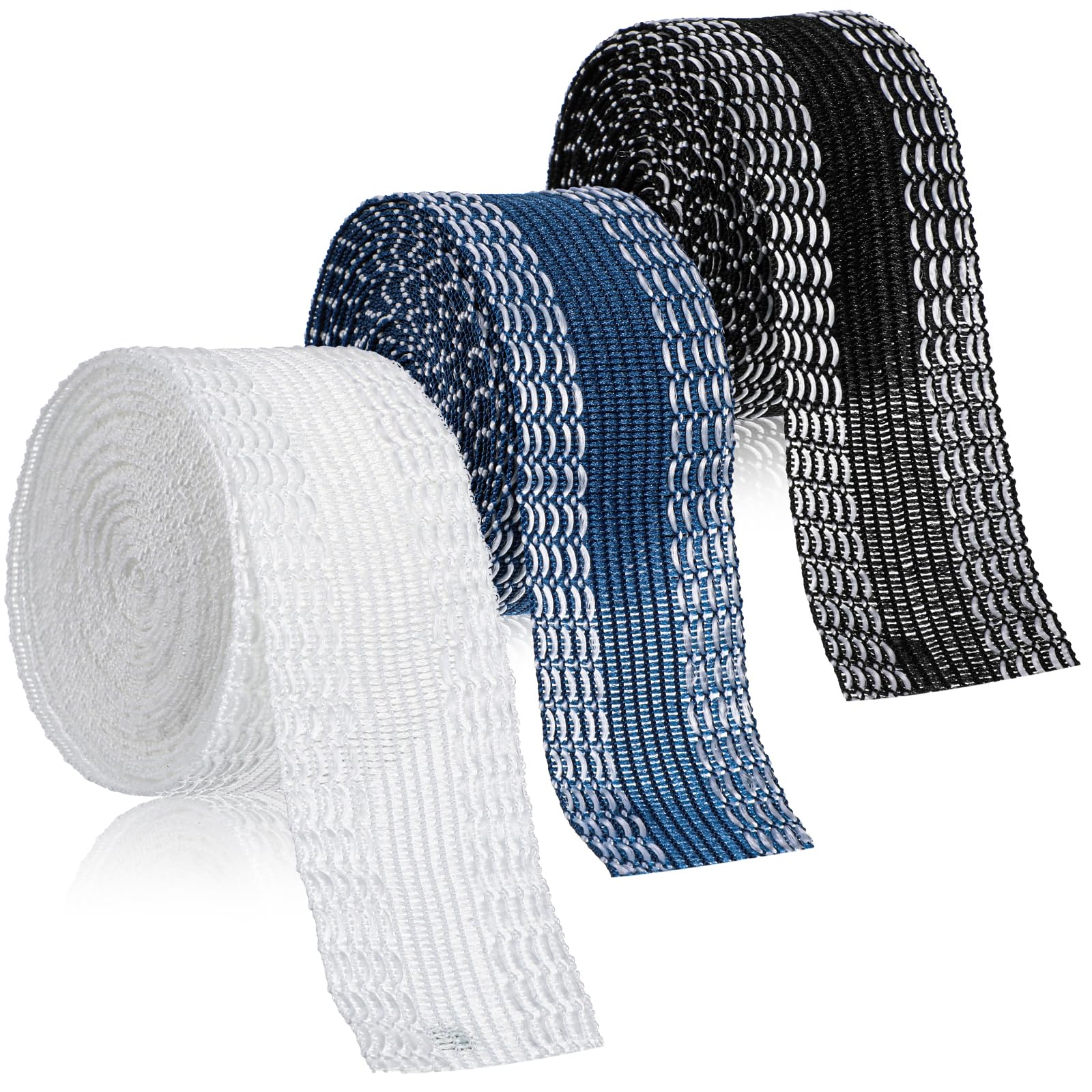 3 Rolls 3 Color Hemming Tape for Trousers, No Sew Iron on Hem Tape for Clothing Shortening, Washable Pants Hemming Tapes for Dress Jeans Tablecloths Curtain Sheets (9M in Total)