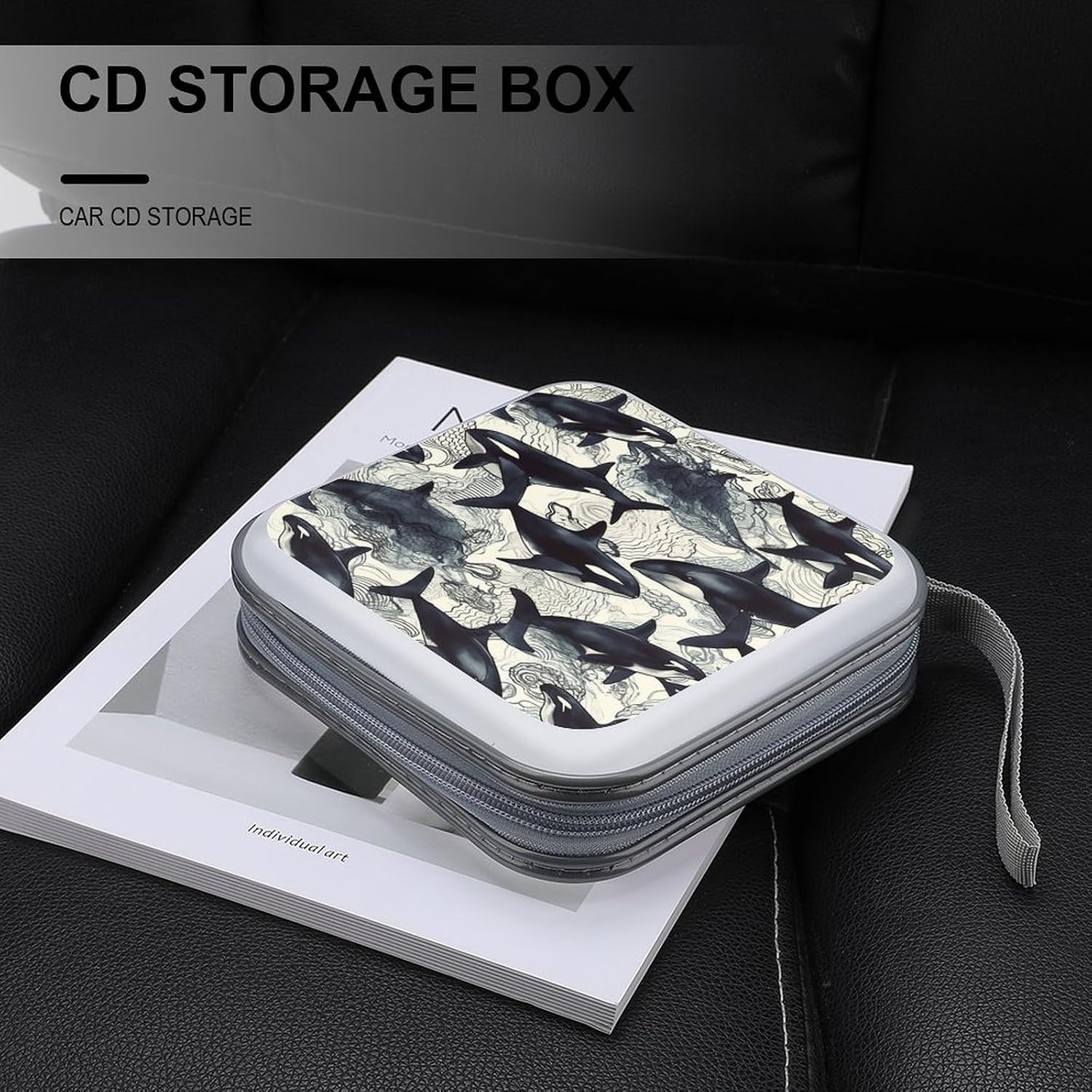 Killer Whale CD Case CD Storage Box DVD Sleeves