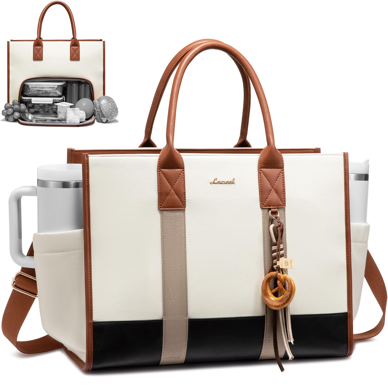 LOVEVOOK 3-in-1 Lunch Tote