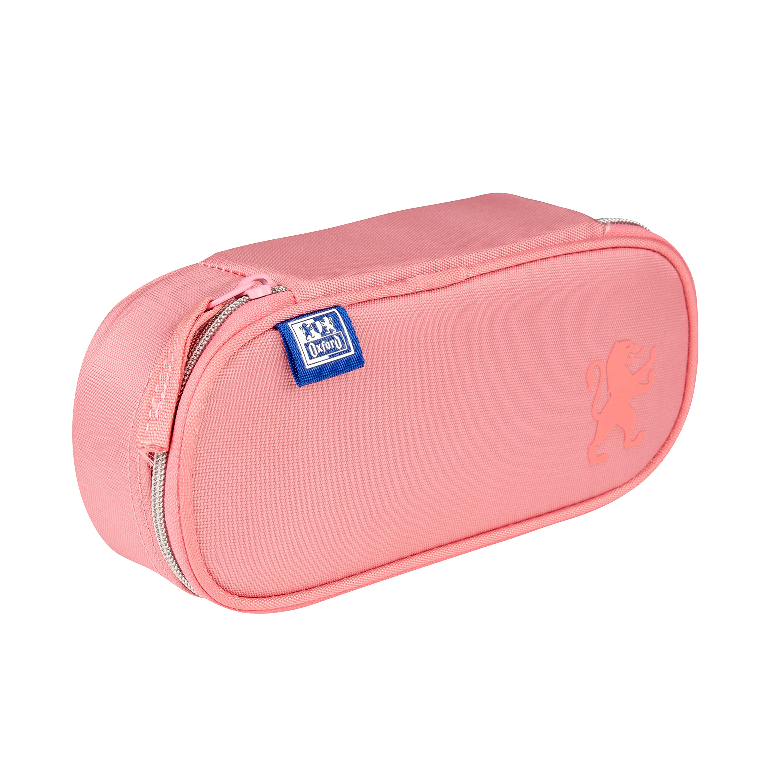 Oxford Federmäppchen mit einem Fach, große Kapazität, Rosa Pastel, 1 Stück (1er Pack), con Solapa