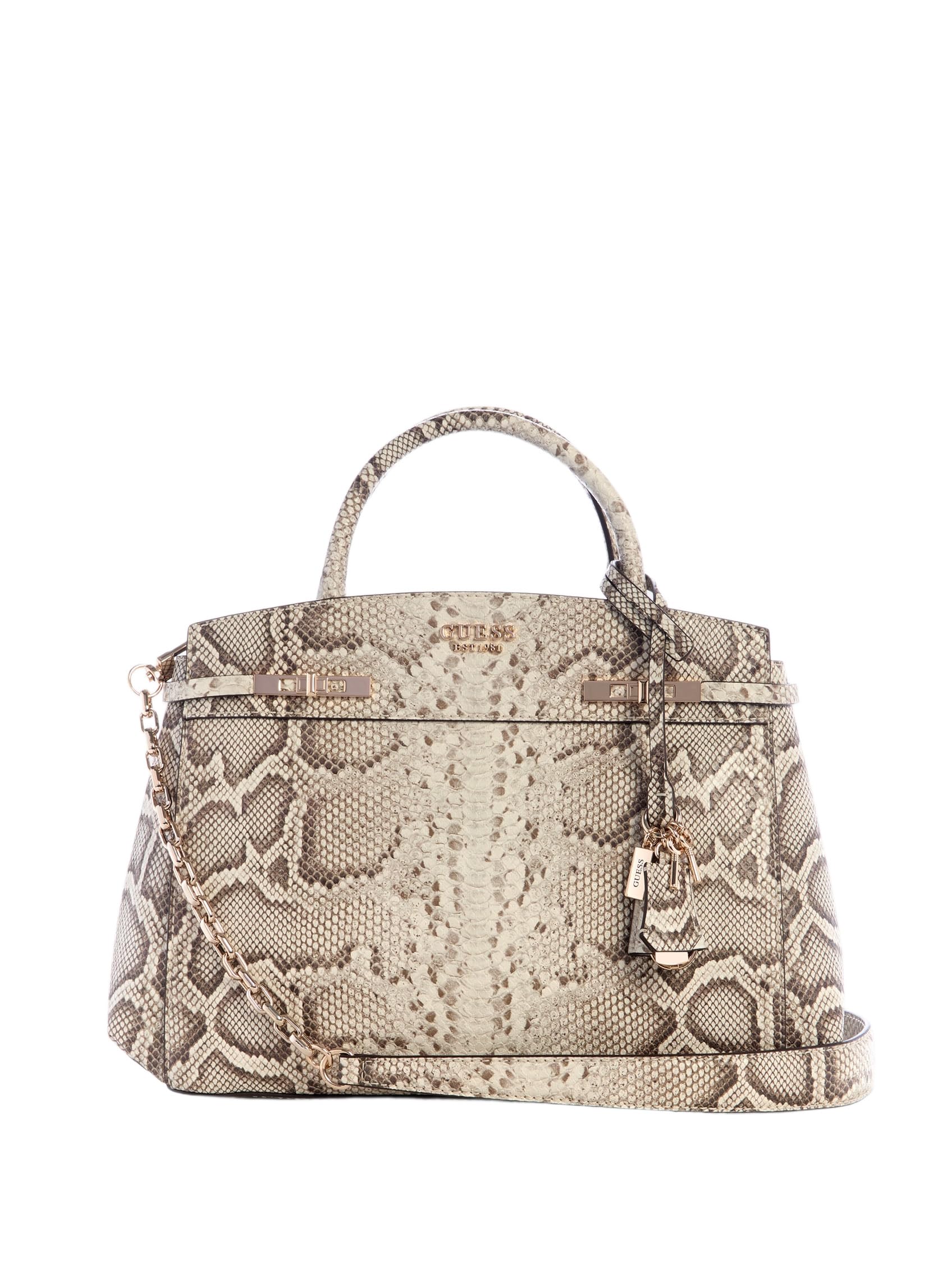 GUESS Melinda Python Satchel