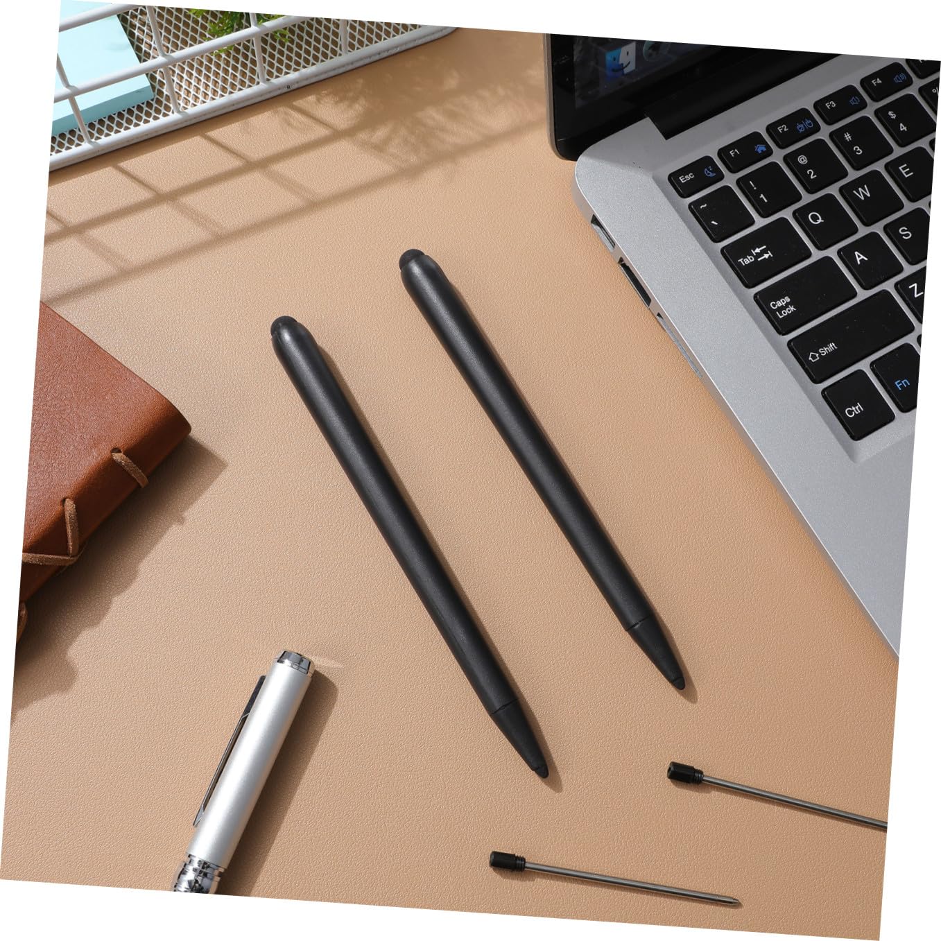 Ipetboom Penna Touch Capacitiva Nero 2 Pezzi in Abs Doppia Punta, Precisione Touch e Uso Versatile per Schermo Didattico e Incontri Aziendali