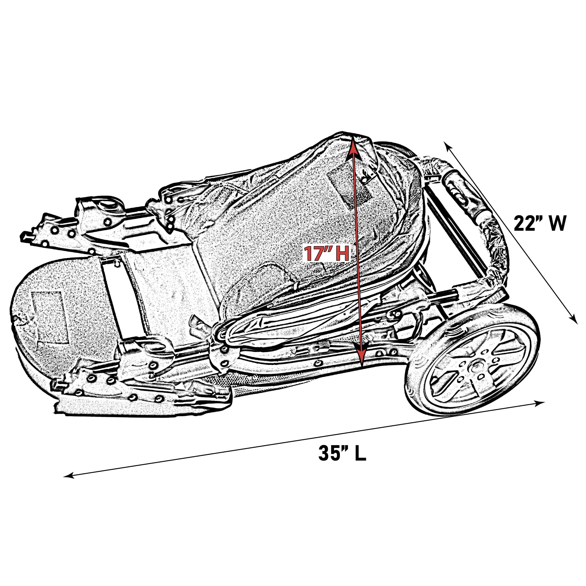 Amazon.com : Pet Gear No-Zip AT3 Pet Stroller for Cats/Dogs