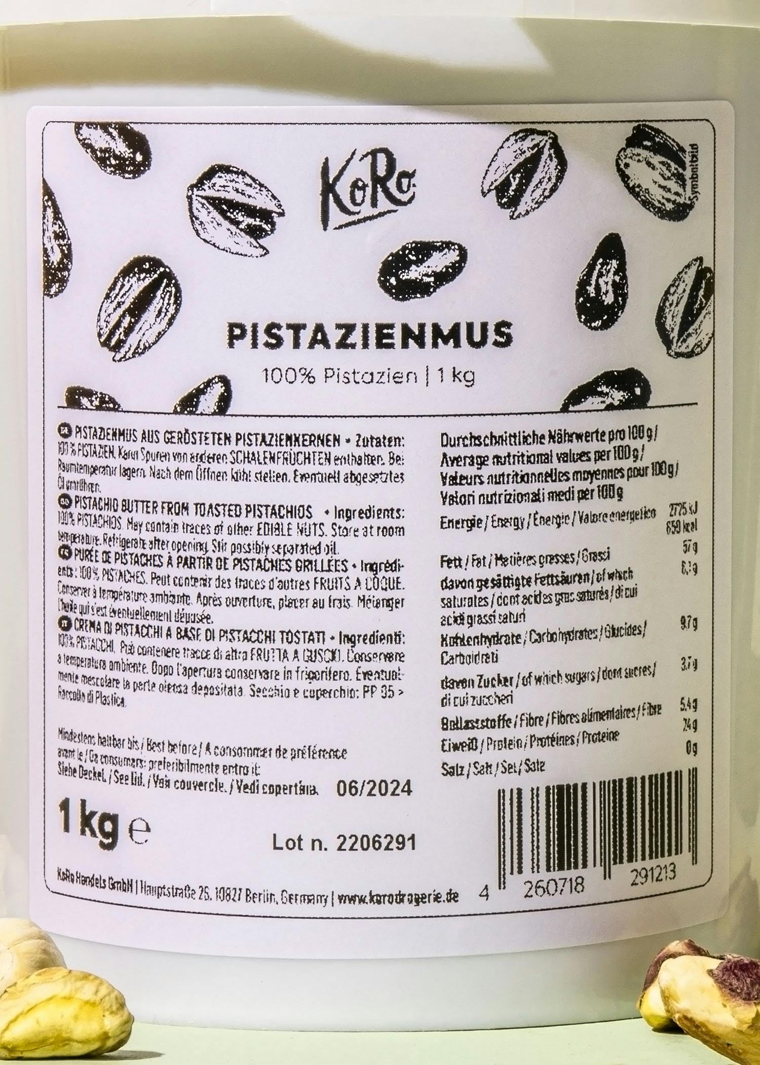 Cremas de pistachos 1KG