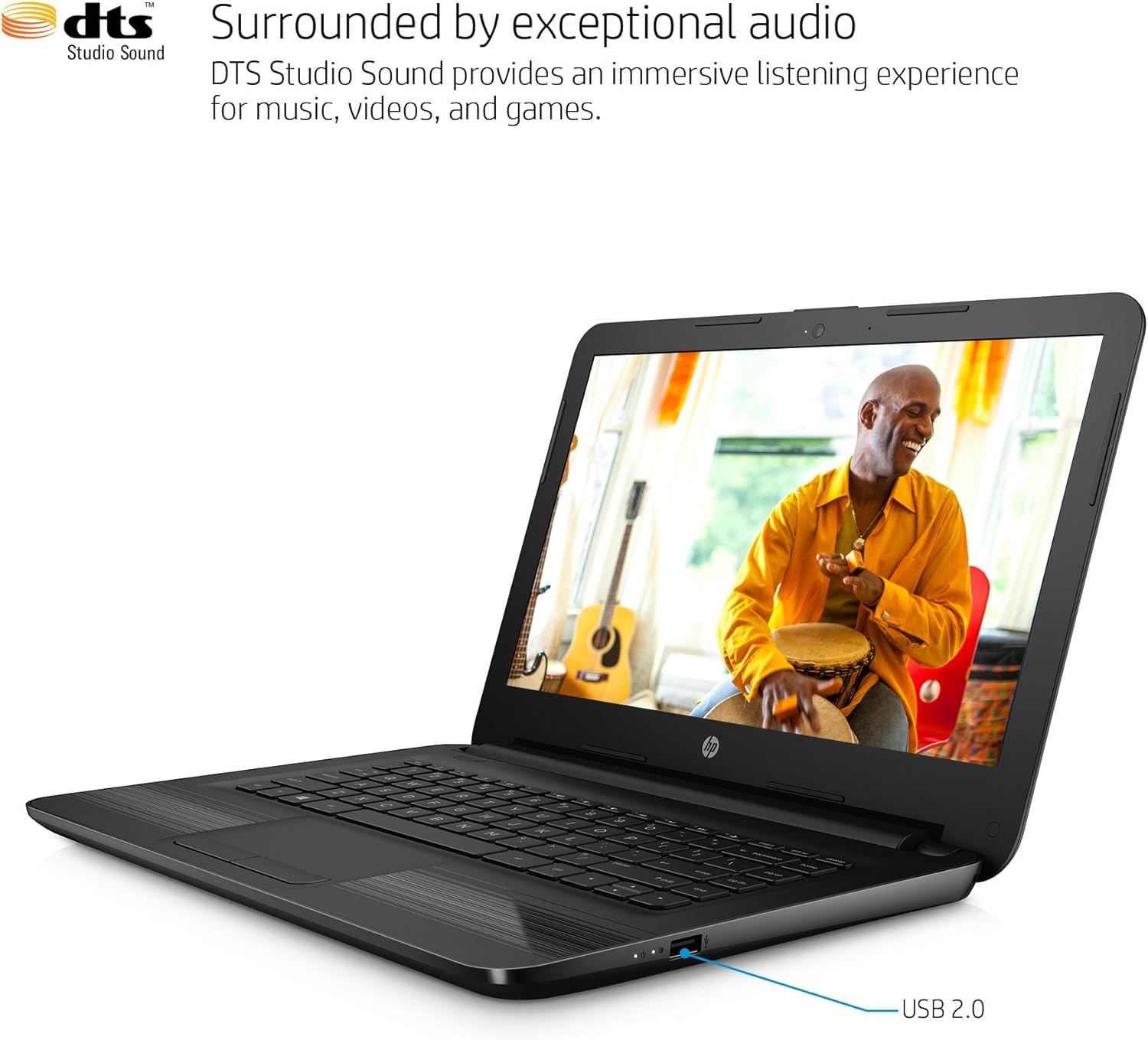 Amazon Com Hp 14 An080nr 14 Inch Notebook Amd E2 4 Gb Ram 500 Gb Hard Drive Electronics