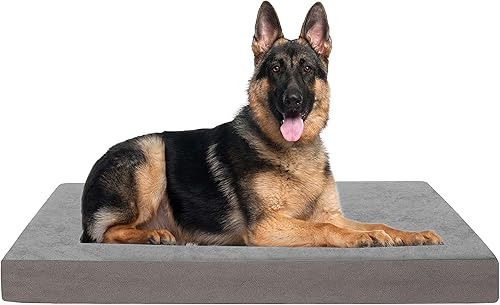 Miniatura 21 de Cama ortopédica de espuma viscoelástica para perros, camas refrescantes para perros extragrandes, cama impermeable para mascotas con funda extraíble