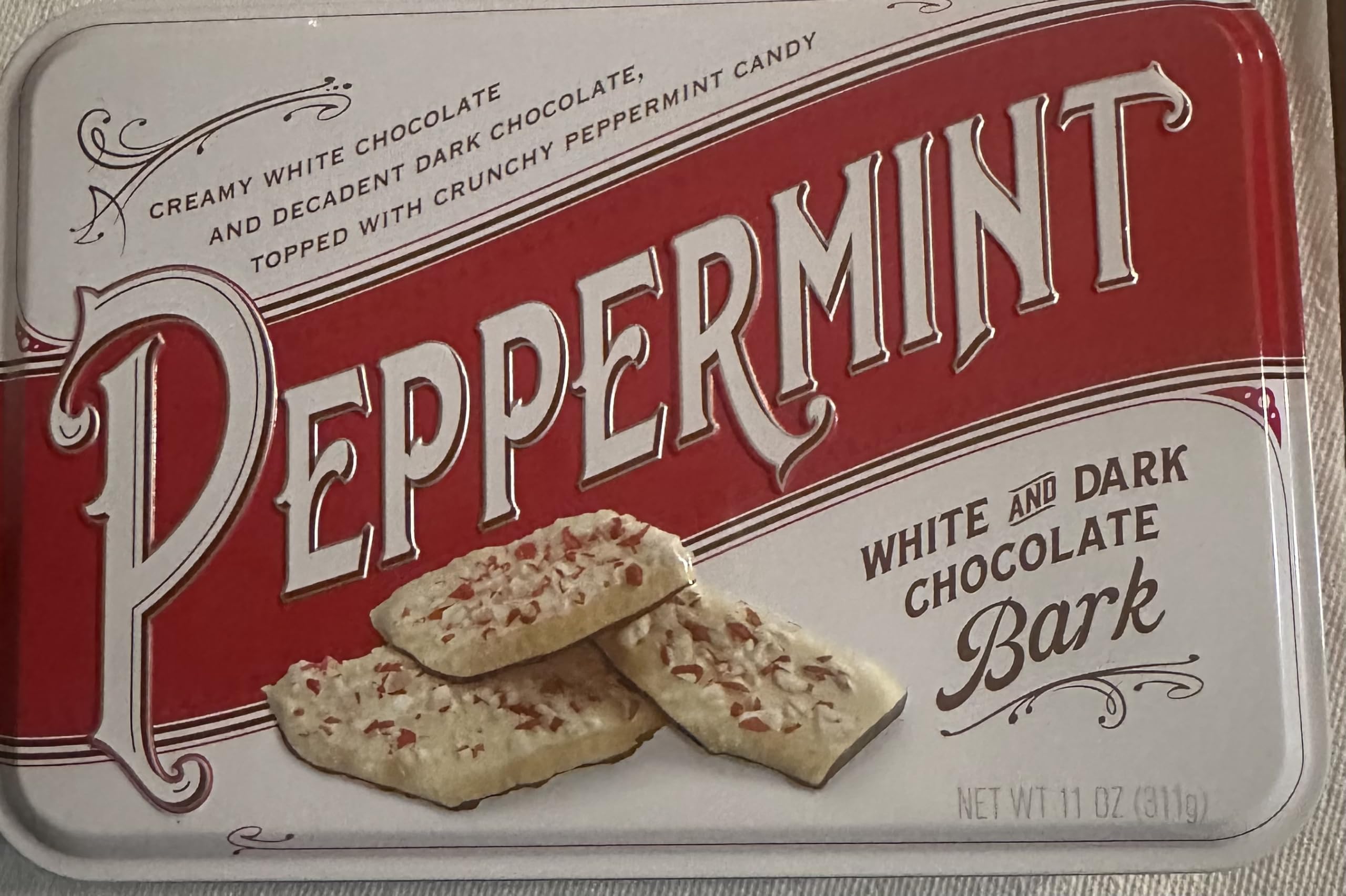 Dark Chocolate Peppermint Cookie Bark, 10 oz