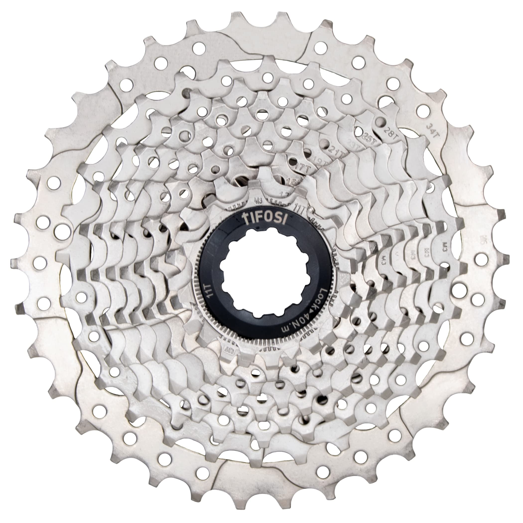 TIFOSI 11 Speed Shimano HG Cassette, Silver (11/25, Silver) - Image 2