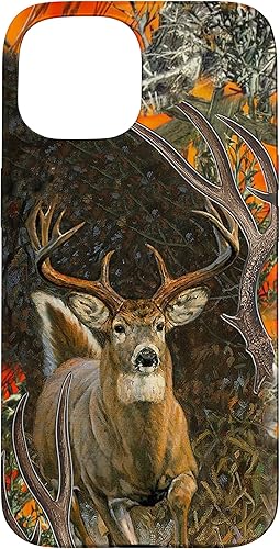 Miniatura 10 de Funda para iPhone 12 Pro Max Caza de Ciervos Camo Naranja, Deer Skull Hunters