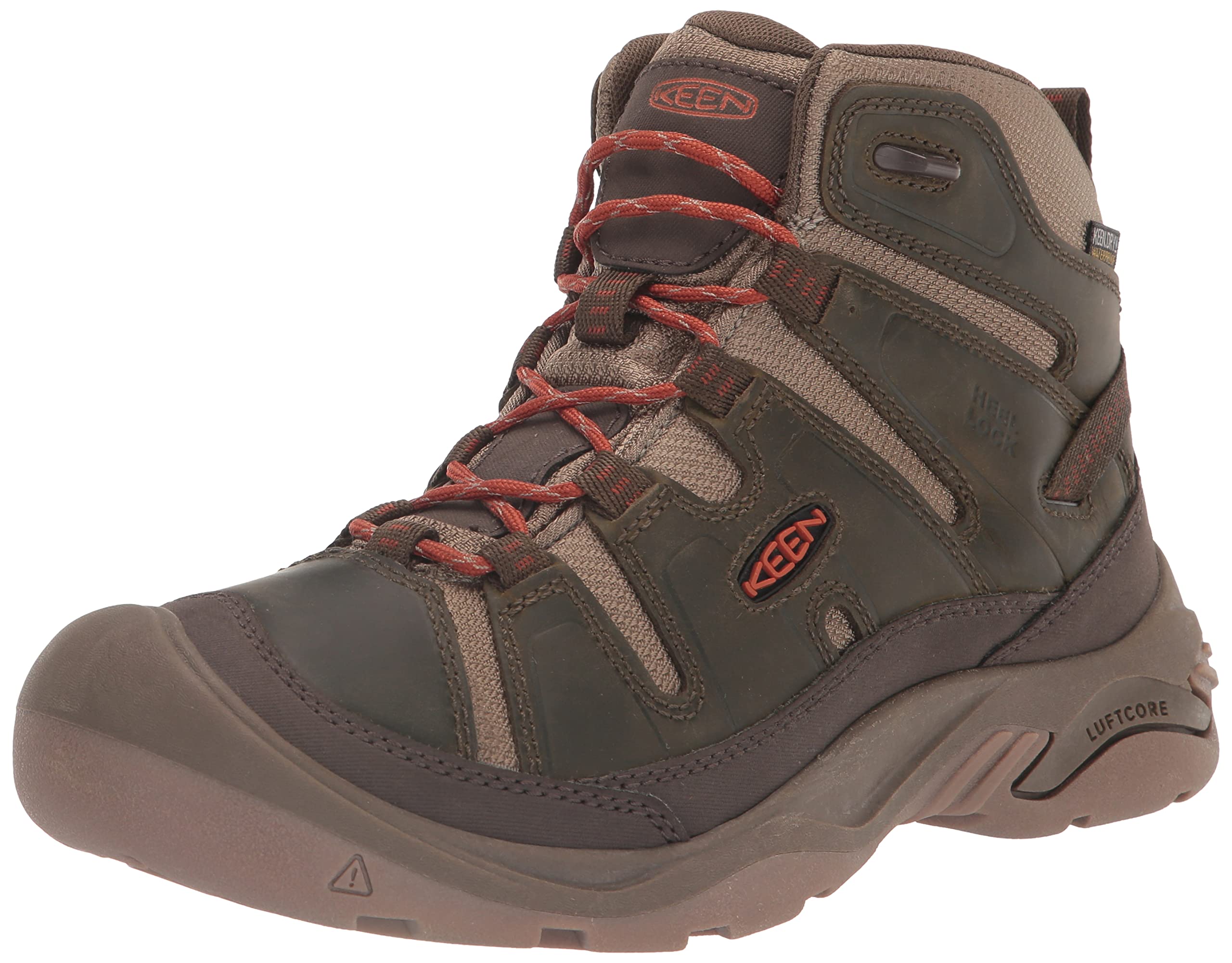 KEEN Circadia Hiking Lace Up Boots Mens 7 Brown Leather Trail Waterproof 1026766 Amazon.com | KEEN Men main image 3