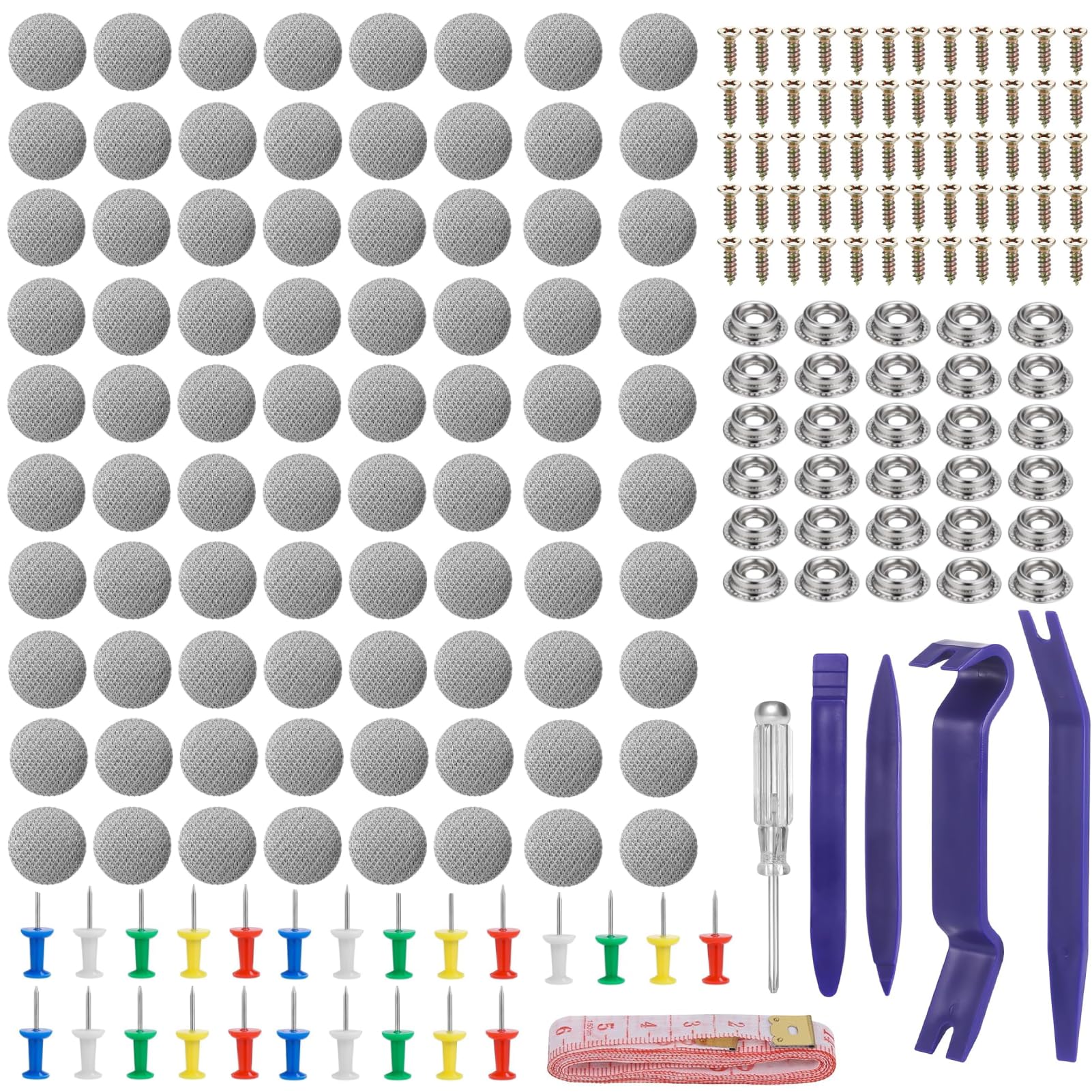 Zocipro 135Pcs Kit Riparazione Cielo Auto con Rivetti e Strumenti di Rimozione