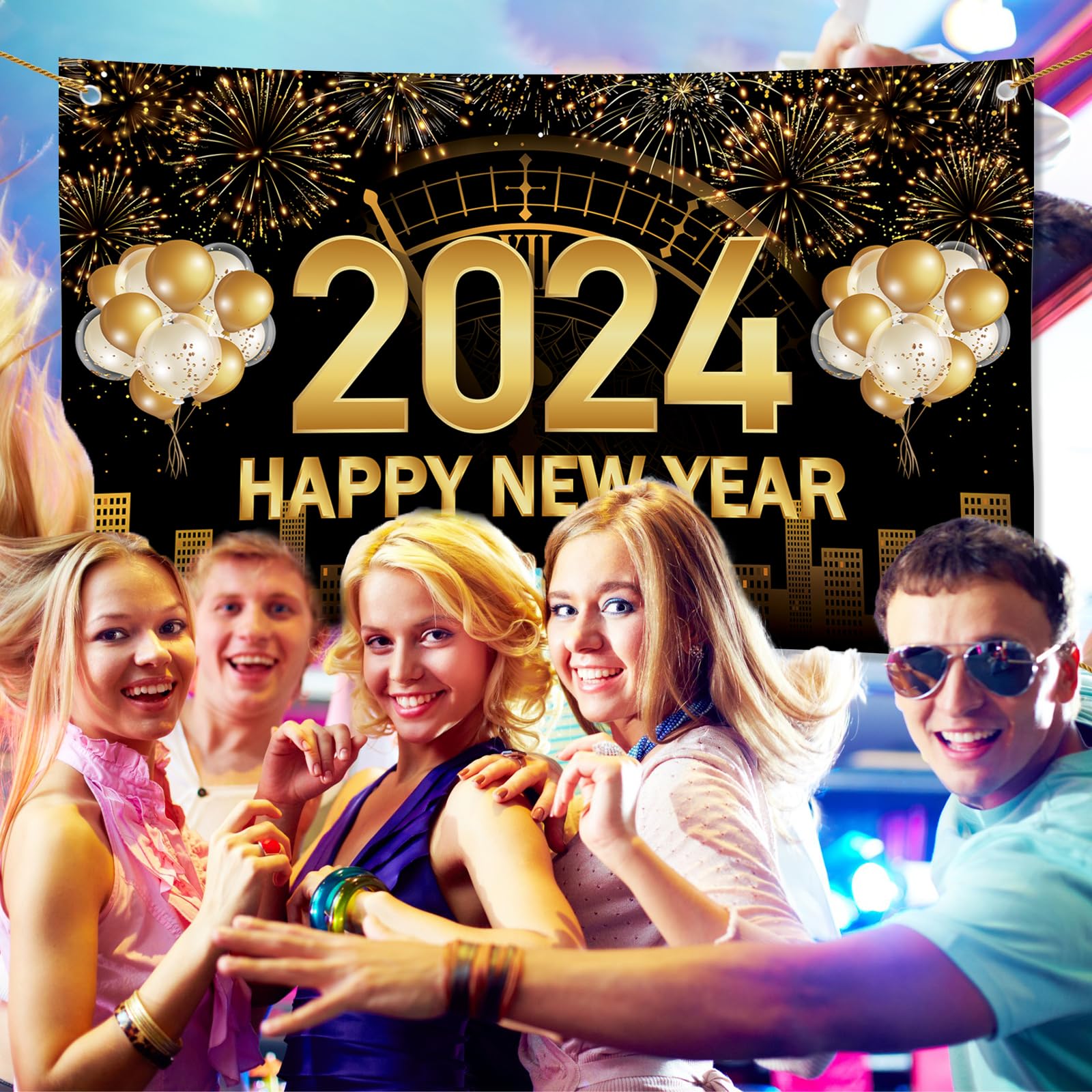 New Years Yard Banner For Nye Party