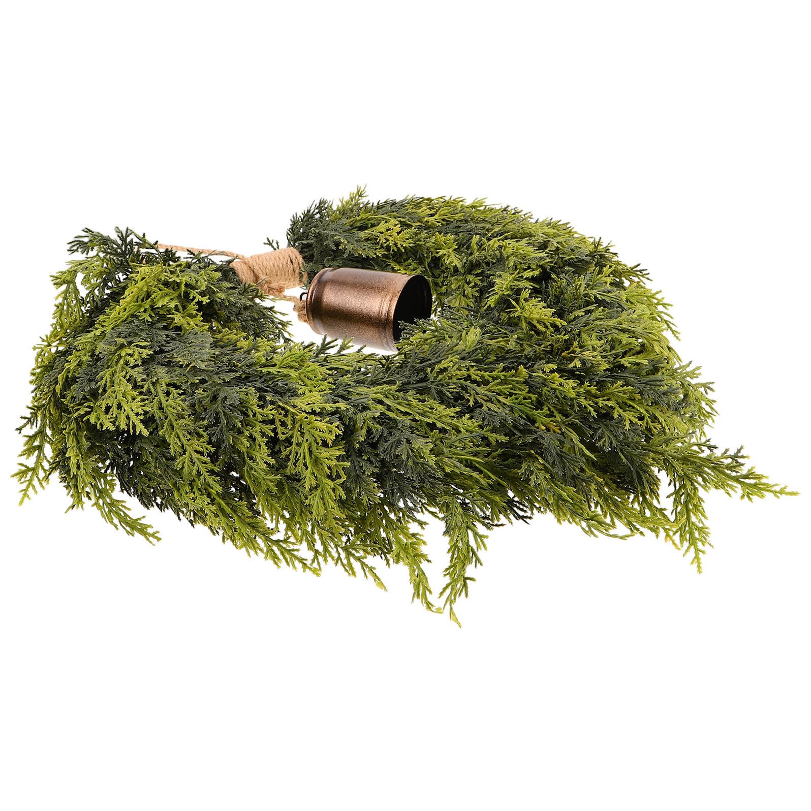 Couronne de Noël cœur Gatuida pour sublimer un porche triste en hiver