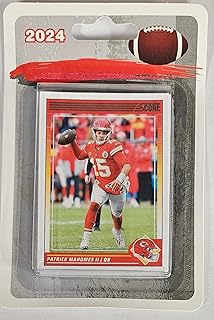 2024 Score Football Panini Kansas City Team Set Chiefs 15 Cards Blister Pack Sealed Mahomes Kelce