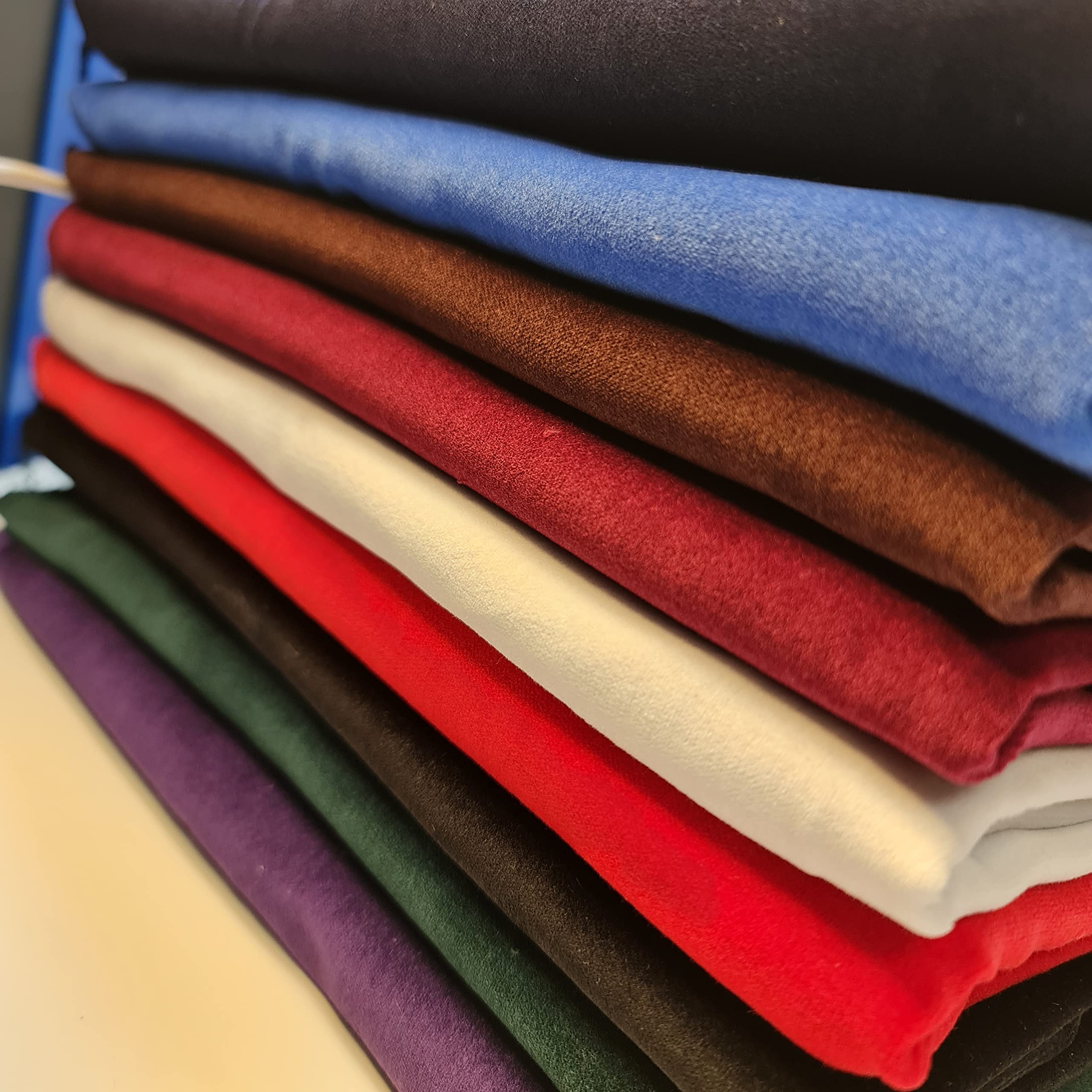 Tessuto 100% velluto di cotone, 5 metri, per abiti, abiti, tappezzeria, 111,8 cm (rosso)