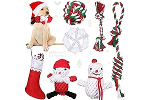 Jenaai Christmas Dog Stocking for Small Dogs